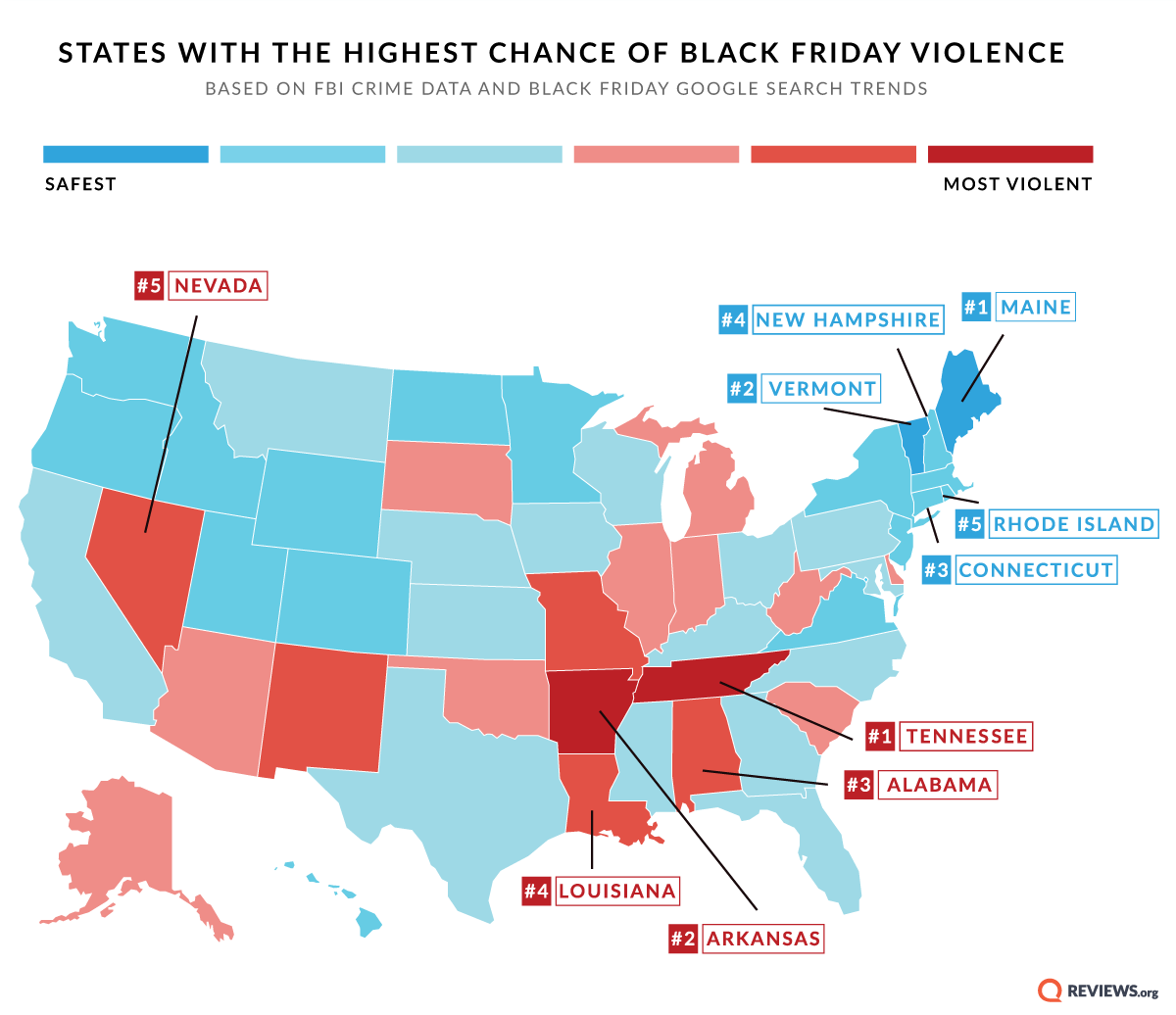 These States Are at High Risk for Black Friday Violence - reviews.org