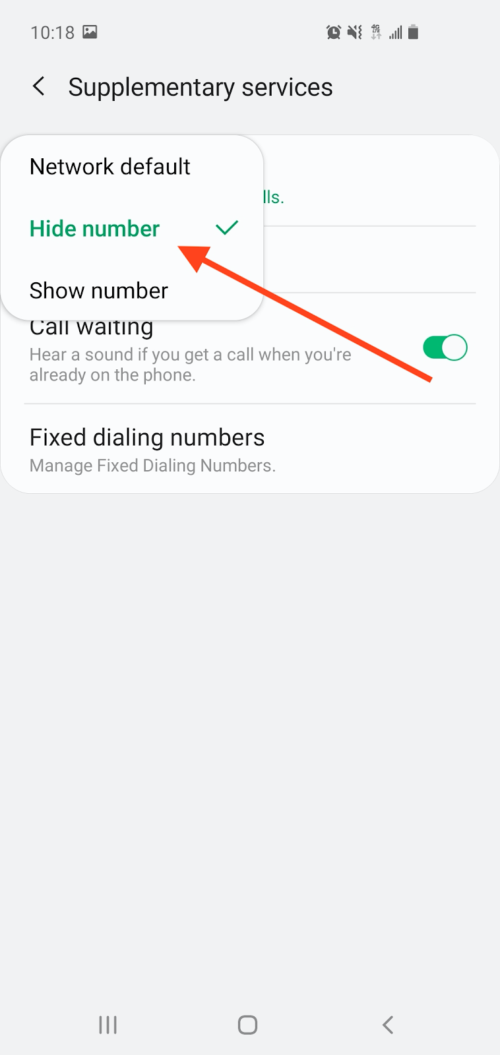 how do you block your mobile number from being seen