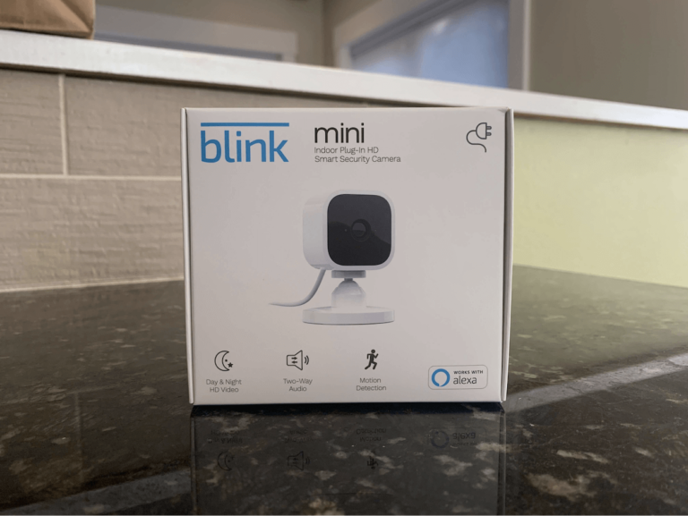 The Blink mini indoor plug-in smart security camera is on sale on