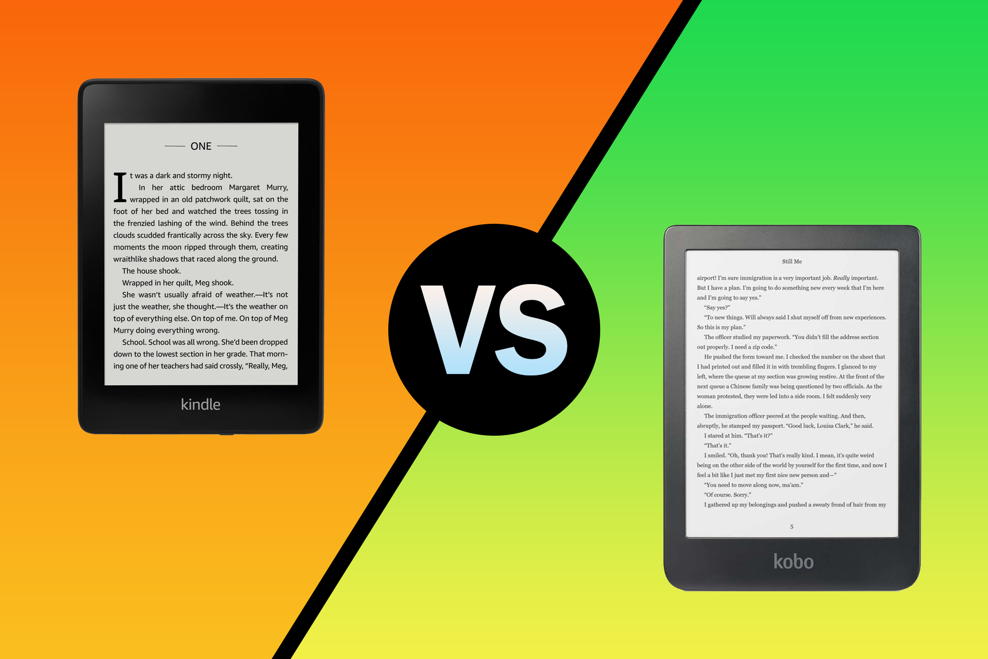 Kindle vs Kobo Ereader showdown Which should you buy?