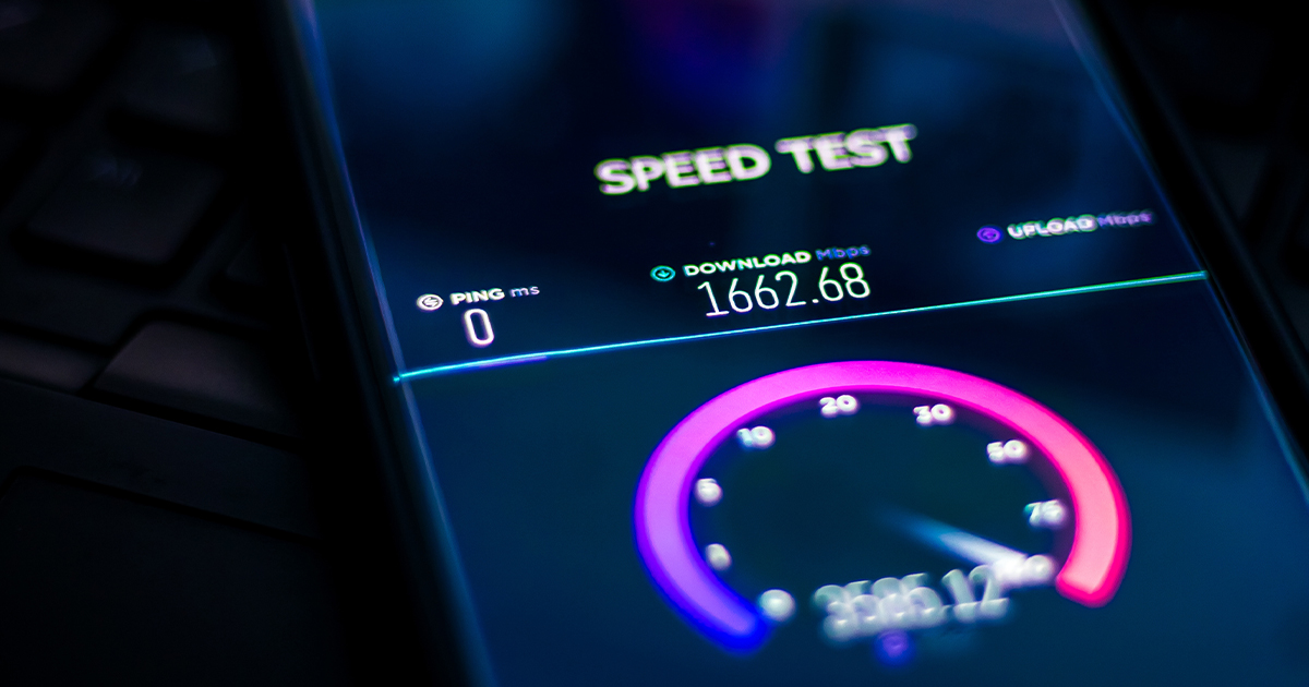 frontier internet speed test