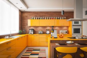 Orange kitchen