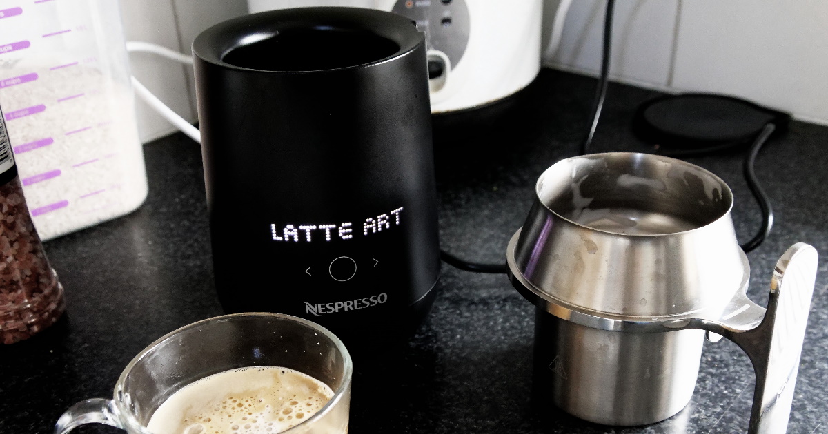  Nespresso Barista Milk Frother & Recipe Maker Bluetooth: Home &  Kitchen