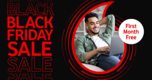 Vodafone Black Friday promo art