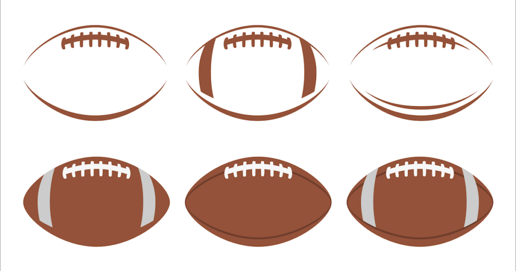 6 footballs