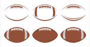 6 footballs