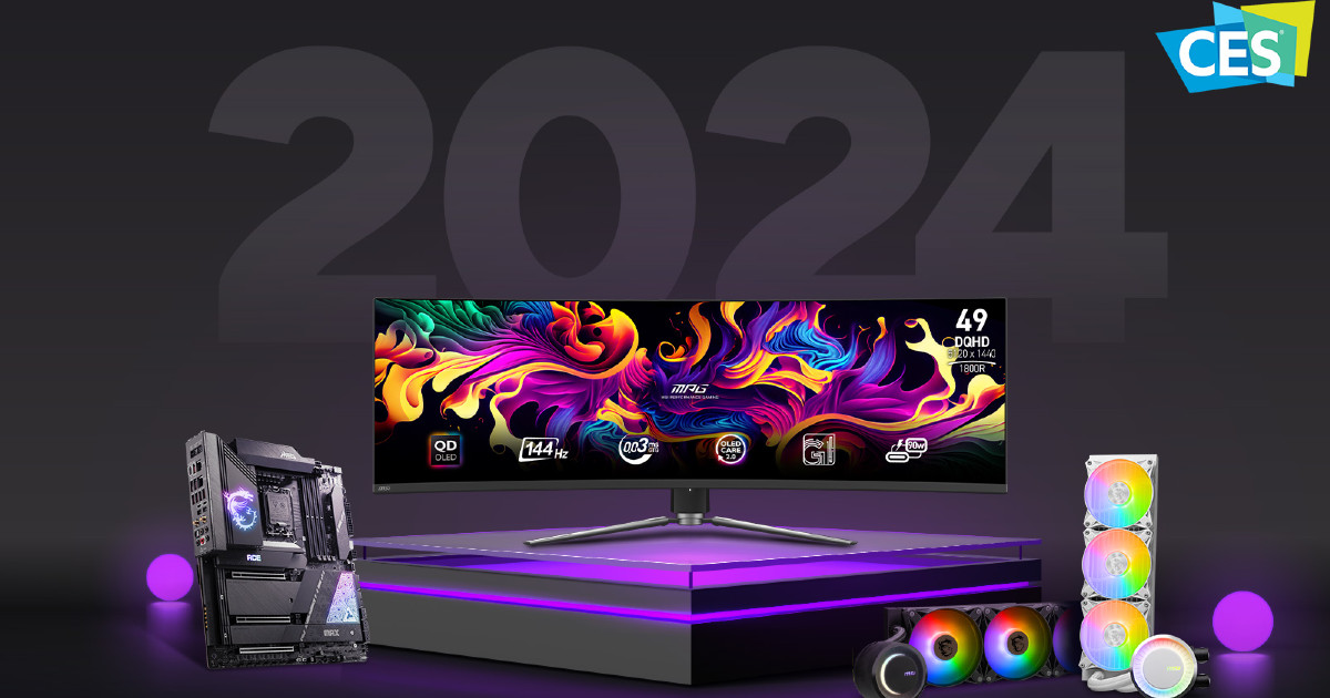 I M Calling It 2024 Is Going To Be A Big Year For QD OLED Reviews Org   MSI CES 2024 