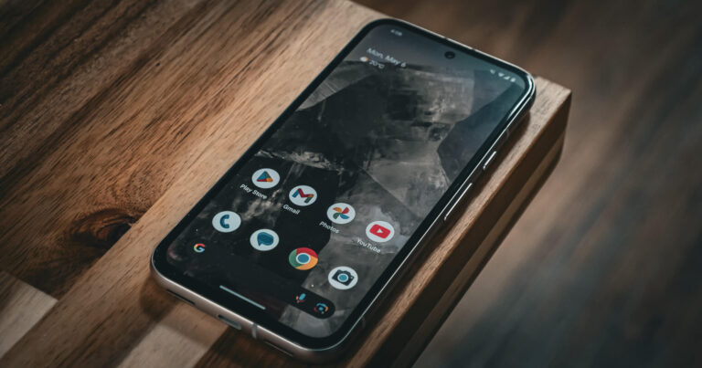 Photograph of the Google Pixel 8a