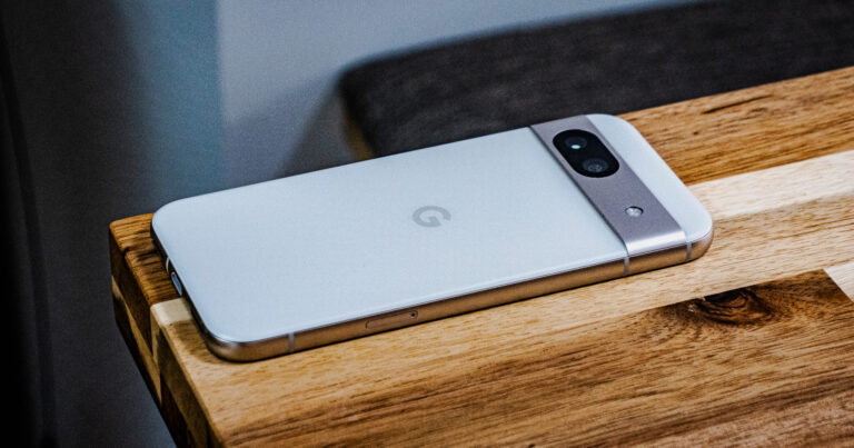 Photograph of the Google Pixel 8a