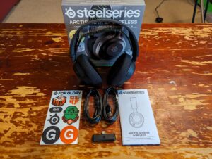 SteelSeries Arctis Nova 5X gaming headset - out of the box