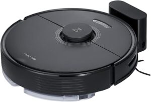 roborock Q7 Max Suction & Mop Robot (4200 Pa Suction Power, 180 min Battery Life, 470 ml Dust Container, 350 ml Water Tank, 3D Mapping, App/Voice Control), Black