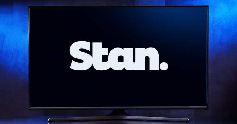 Stan logo on a Smart TV