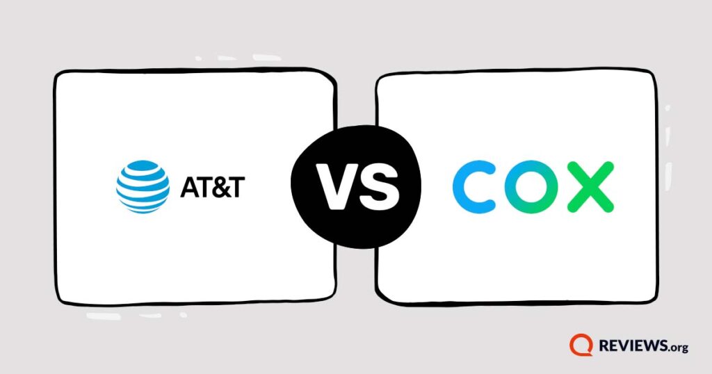 AT&T vs Cox Internet featured graphic