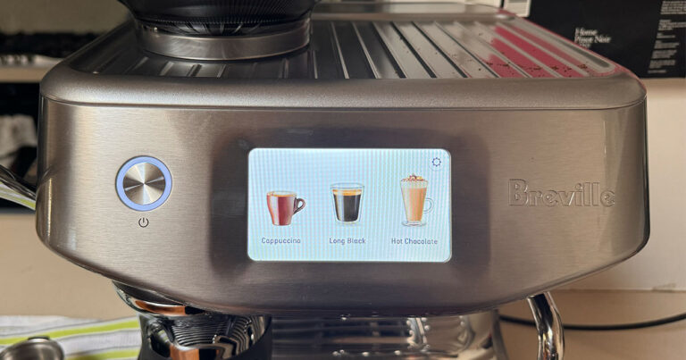 Breville Barista Touch Impress screen