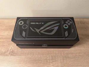 Asus ROG Ally X in a box