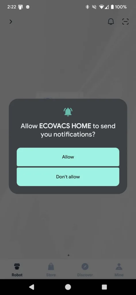 Ecovacs Deebot N20 Plus app